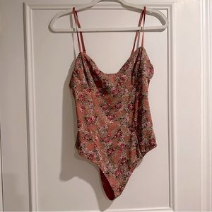 AFRM floral body suit size M floral
